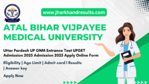 UP GNM Entrance Test UPGET 2025 Online Form