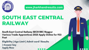 Railway SECR Nagpur Apprentices Online Form 2025