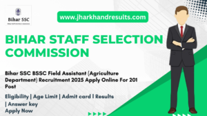 Bihar BSSC Field Assistant Online Form 2025