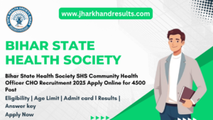 Bihar CHO Community Health Officer Online Form 2025